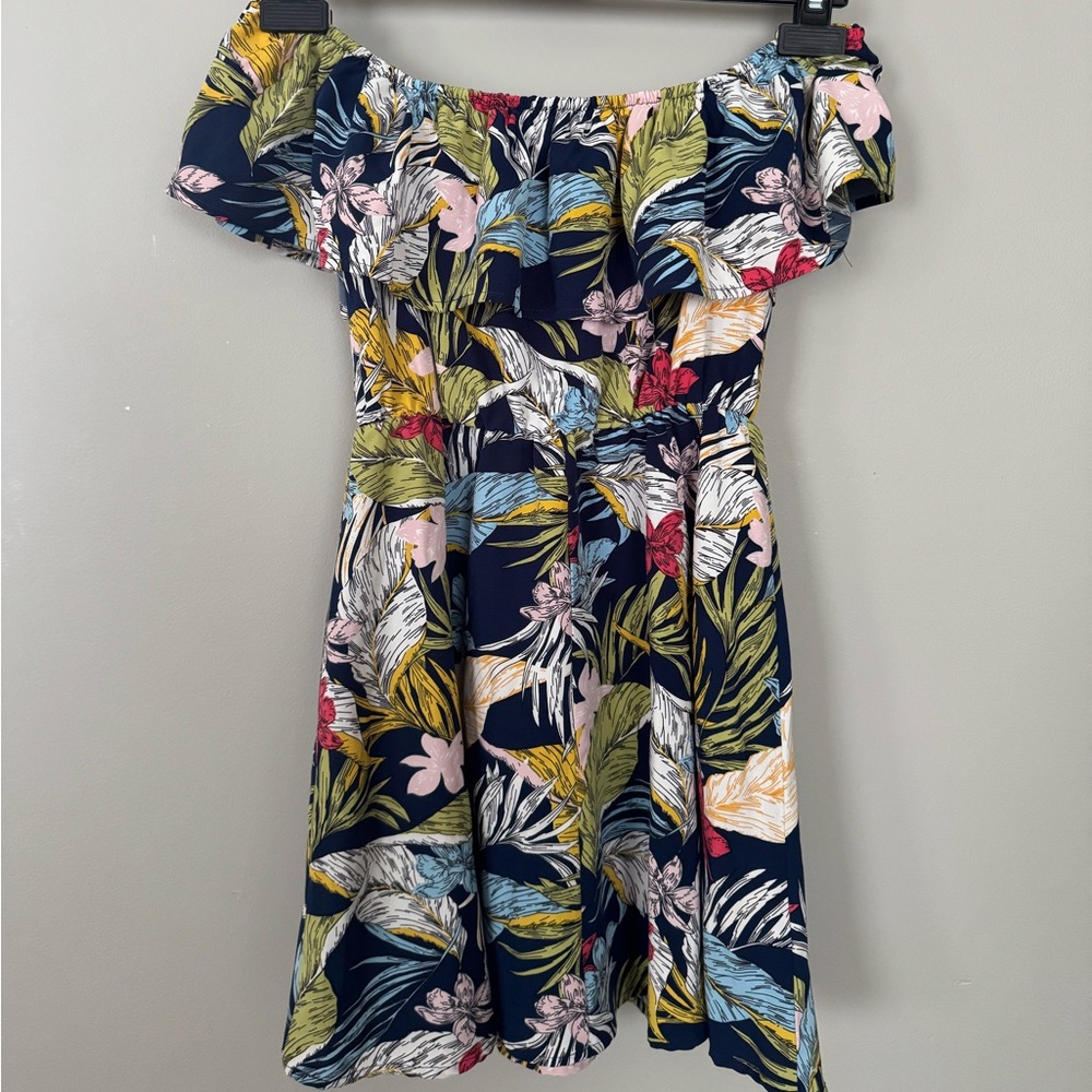 Floral Off-Shoulder Dress